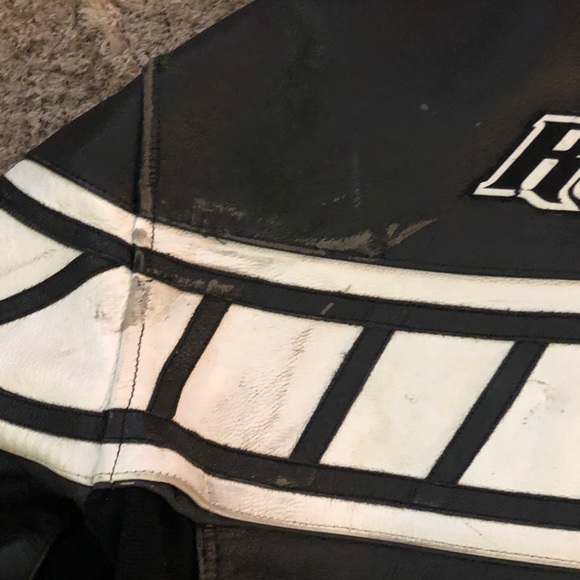 42 Joe Rocket Motorcycle Leather Jacket Black - Picture 9 of 16